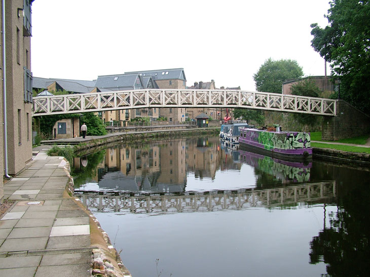 A footbridge at Lancaster