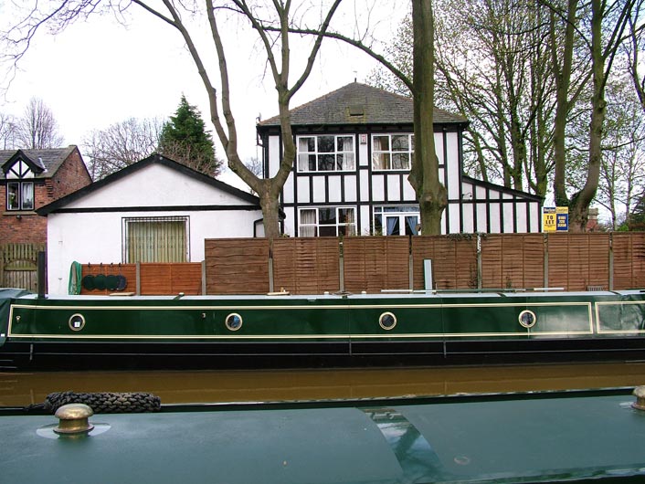 House by the canal at Worsley